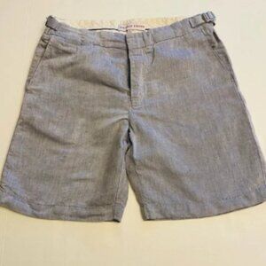 Orlebar Brown Men's Gray Linen Shorts